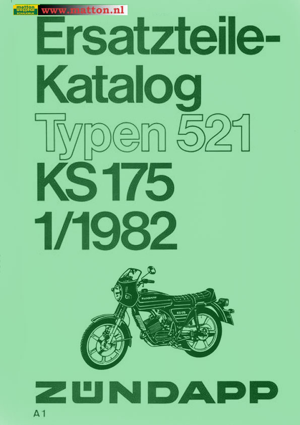 6860296 Onderdelenboek Zundapp 521