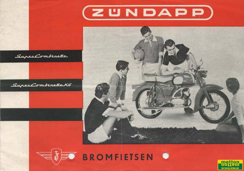 6860101 Modeloverzicht van Zundapp van het jaar 1961