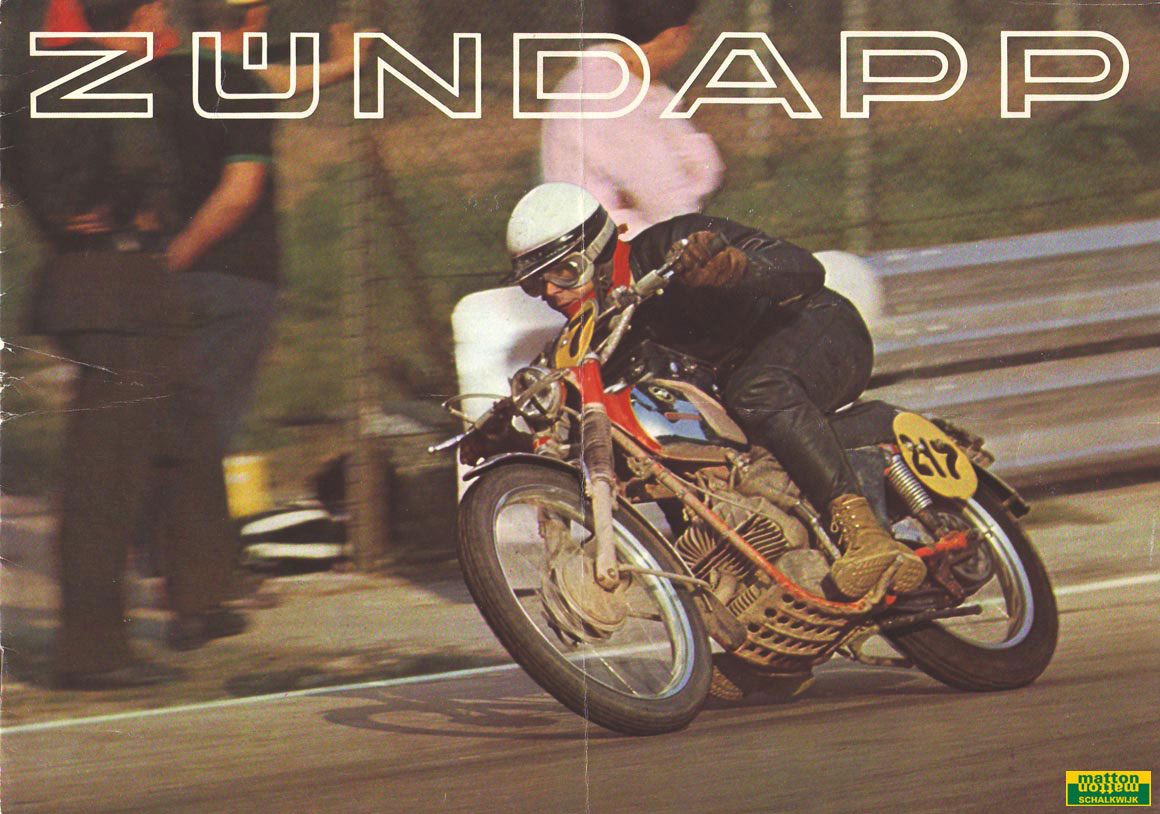 6860110 Modeloverzicht van Zundapp van het jaar 1970