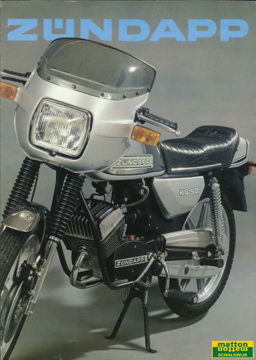 6860120 Modeloverzicht van Zundapp van het jaar 1980