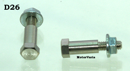 00026 Hendelbout compleet 17mm o.a. Honda