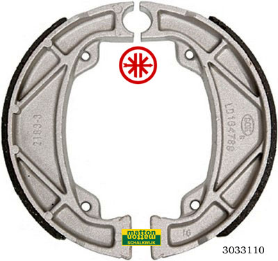 3033110 Remsegmentenset Kreidler grote naaf