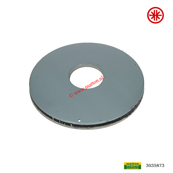 3035873 Voorwiel plaat RVS Kreidler