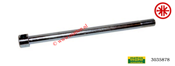 3035878 Achterwielas Kreidler M12x185mm