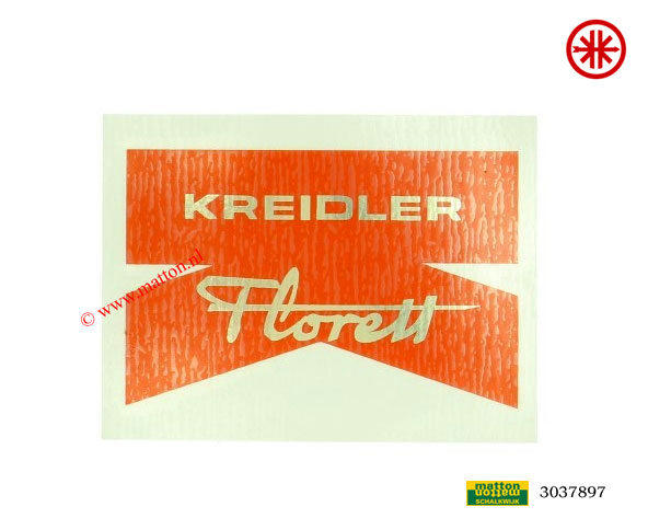 3037897 Sticker Kreidler achterspatbord Florett