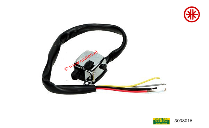 3038016 Lichtschakelaar chroom Kreidler 67-72