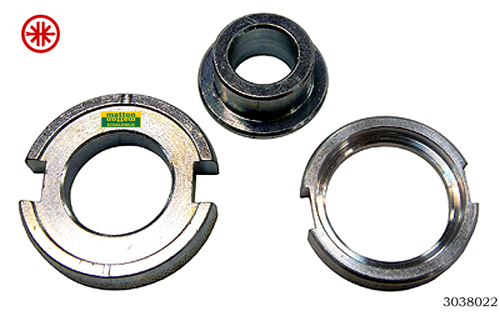 3038022 Bus set voorwiel mod schijfrem Kreidler 3 delig