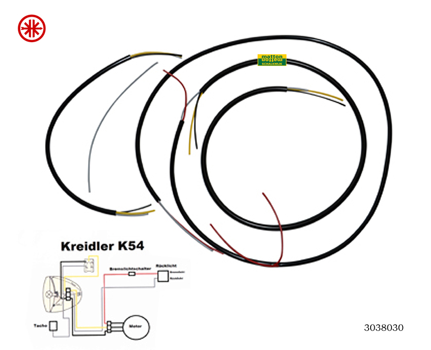3038030 Kabelboom Kreidler ei-tank K54