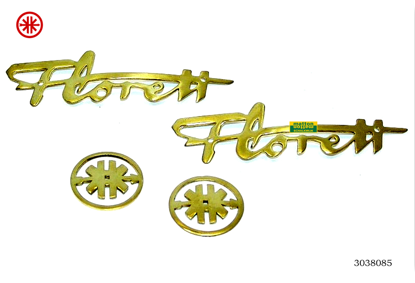 3038085 Embleemset messing Kreidler