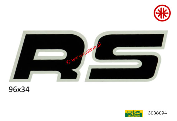 3038094 Transfer Kreidler RS Black/white