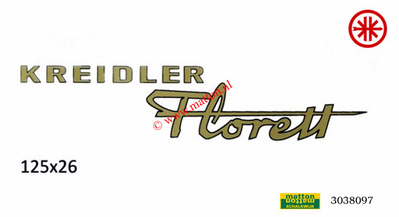 3037097 Transfer Kreidler Florett Gold