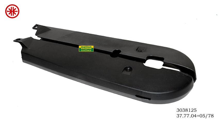 3038125 Kettingkast Kreidler zwart mat