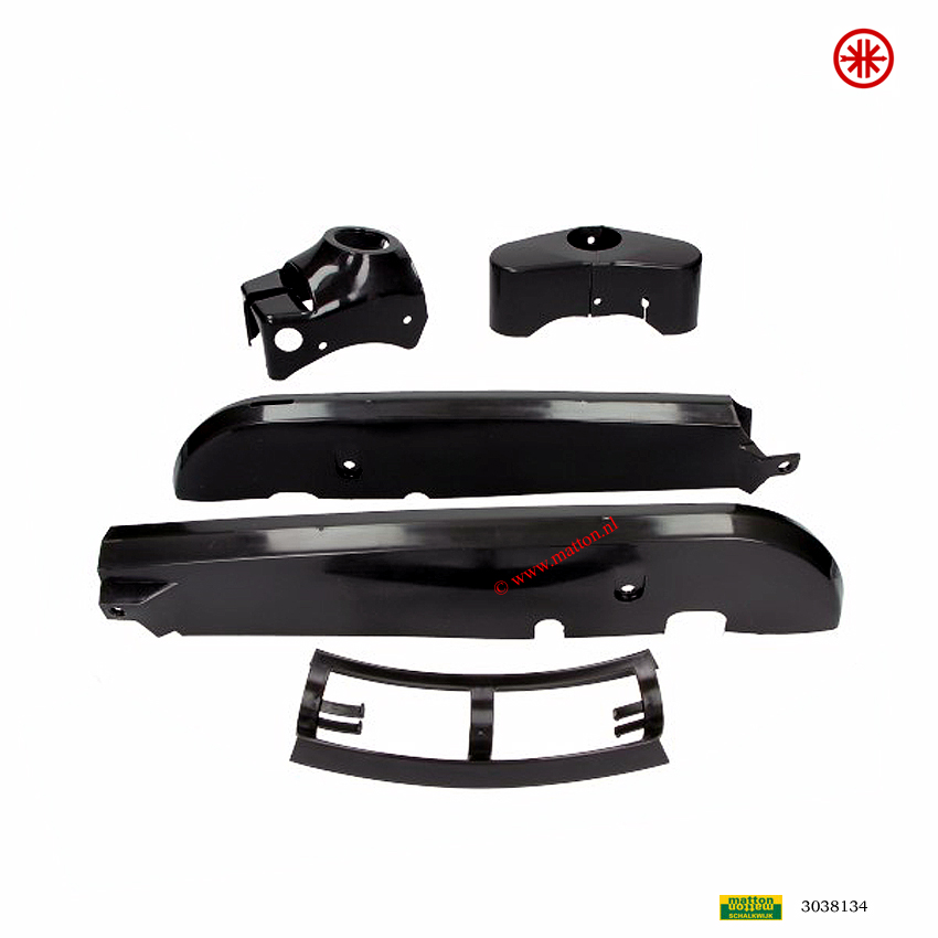 3038134 Complete set plastic parts Kreidler dark grey