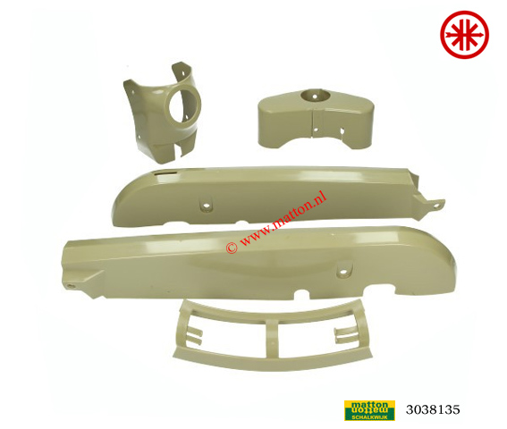 3038135 Complete set plastic parts Kreidlerlight grey/beige