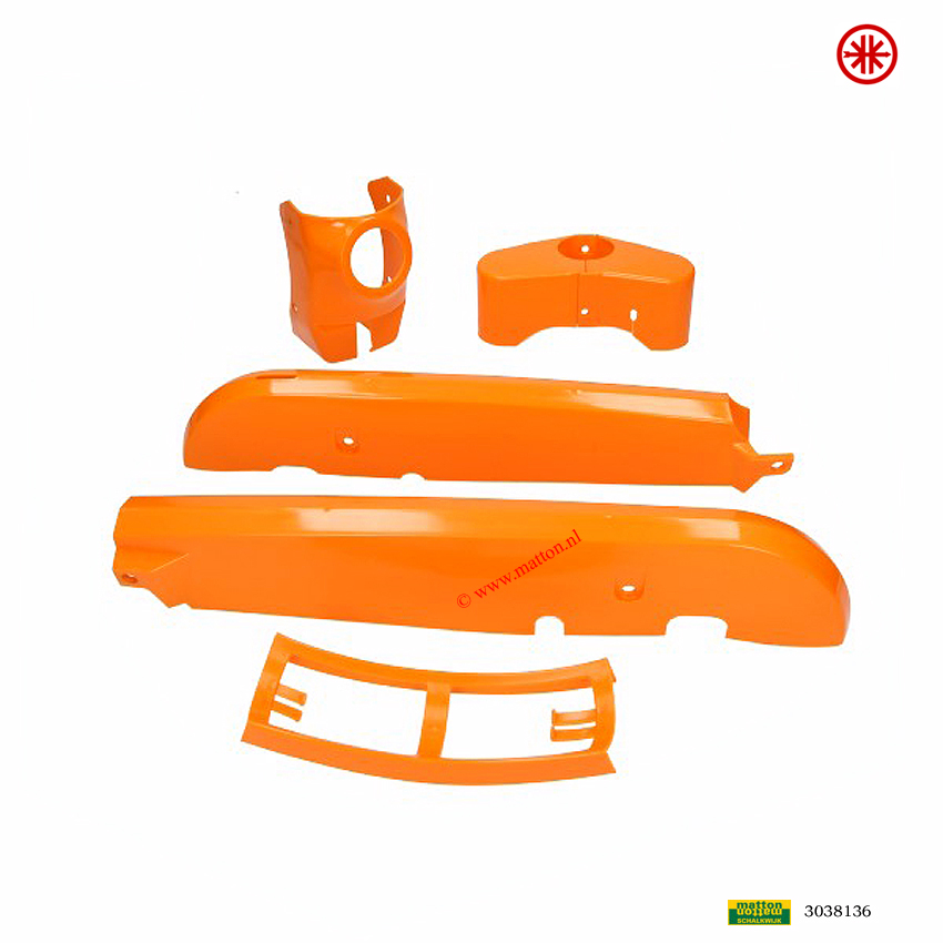 3038136 Complete set plastic parts Kreidlerlight orange