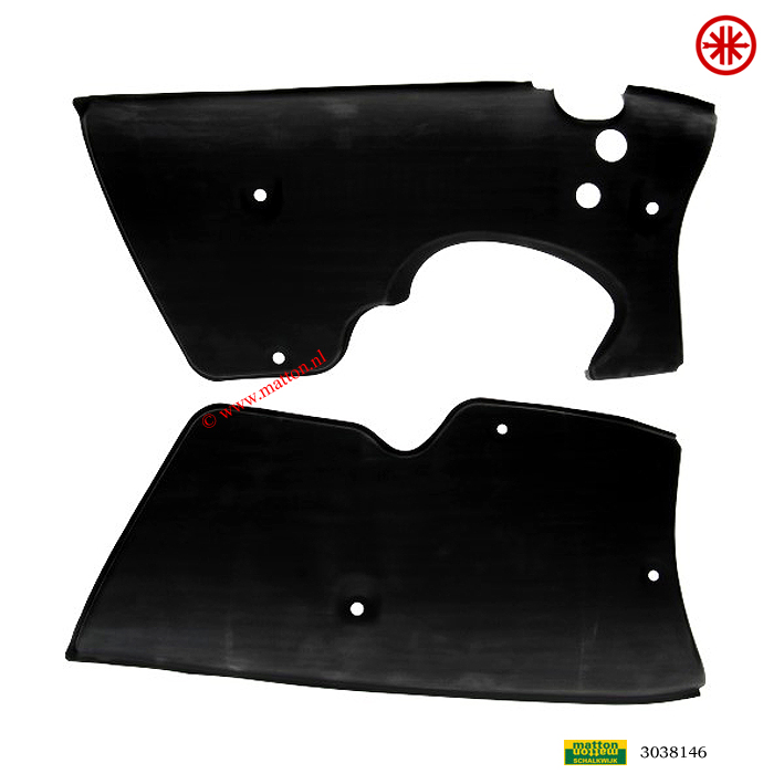 3038146 Motorcover set black Kreidler super breitwand