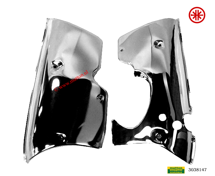 3038147 Motorcover set chrome Kreidler super breitwand
