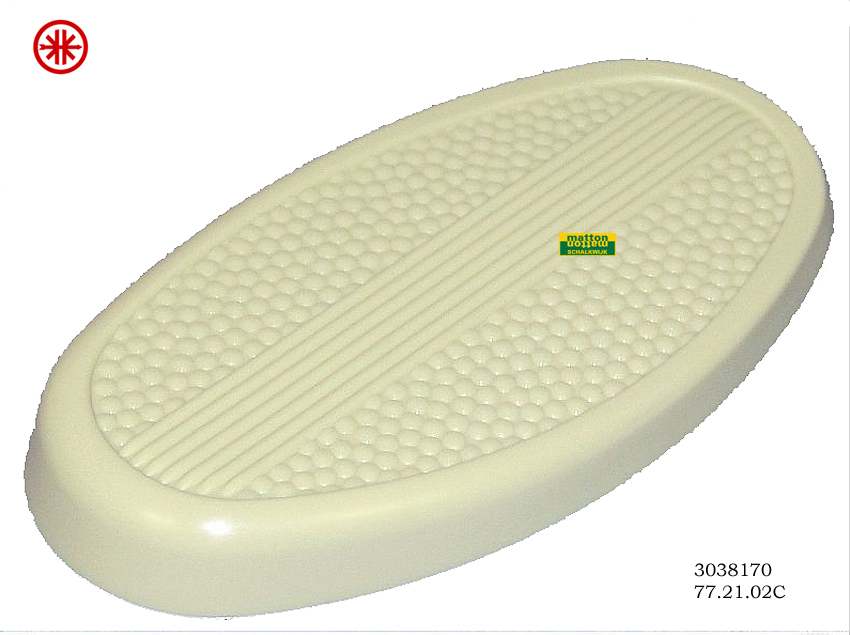 3038170 Knierubber tank links creme Kreidler t/m 1965