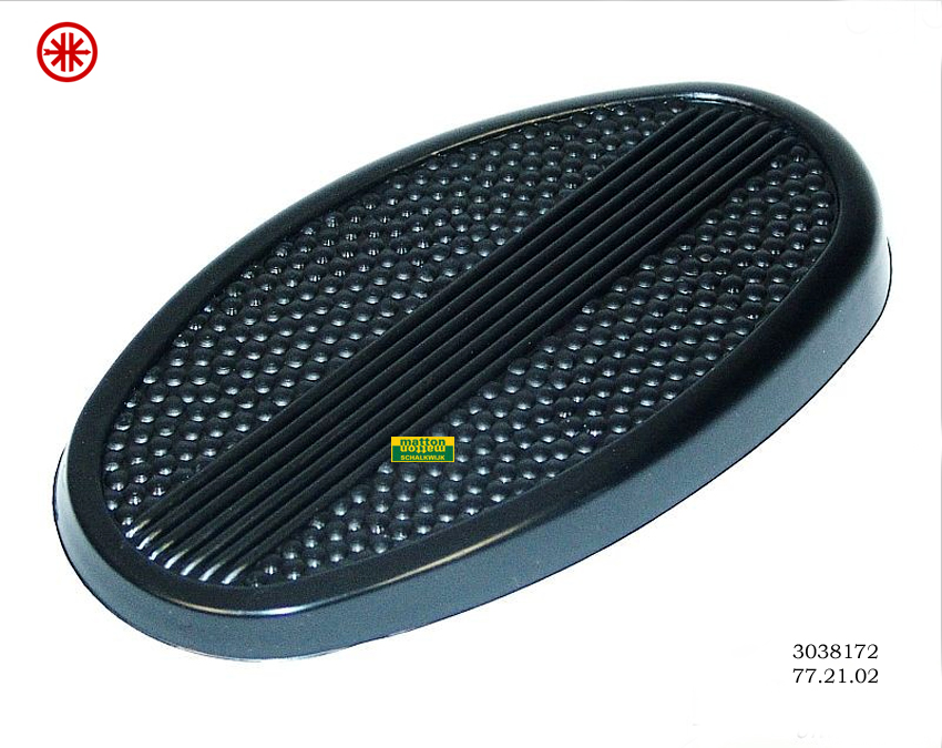 3038172 Knierubber tank links zwart Kreidler t/m 1965