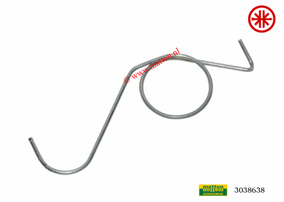 3038638 Brakelever spring small hub Kreidler old type