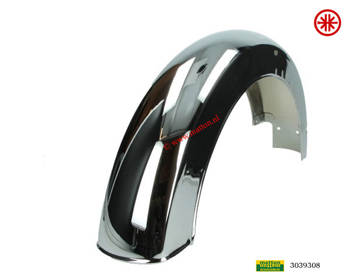 3039308 Achterspatbord origineel model lang chroom Kreidler