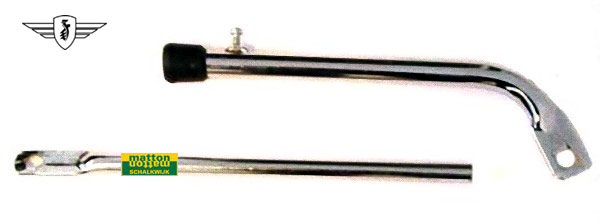 4449396 Uitlaatsteun chroom verstelbaar