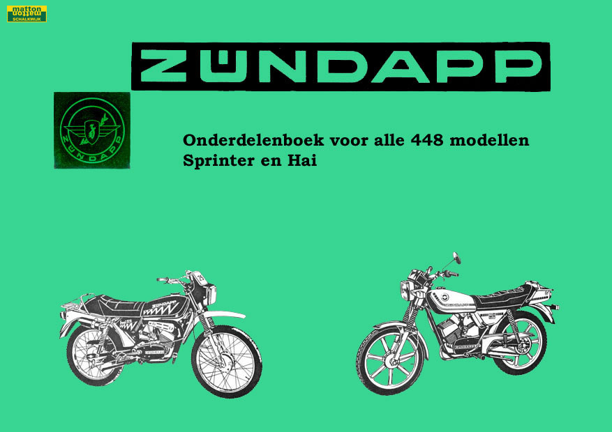 6860225 Onderdelenboek Zundapp 448