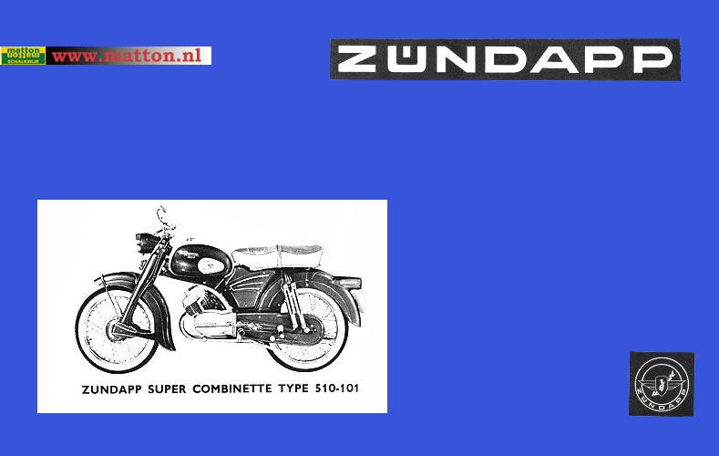 6860235 Onderdelenboek Zundapp 510