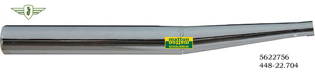 5622756 Uitlaat met knik 60mm aansluiting 26mm