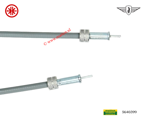 5640399 KM tellerkabel VDO grijs 650mm