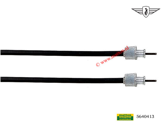 5640413 KM tellerkabel VDO Elvedes zwart 800mm