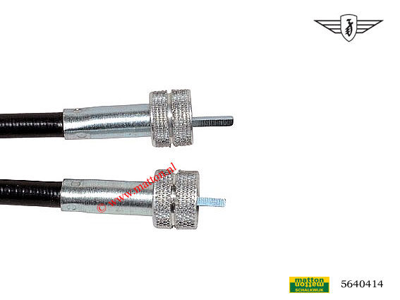 5640414 KM tellerkabel VDO zwart 820mm