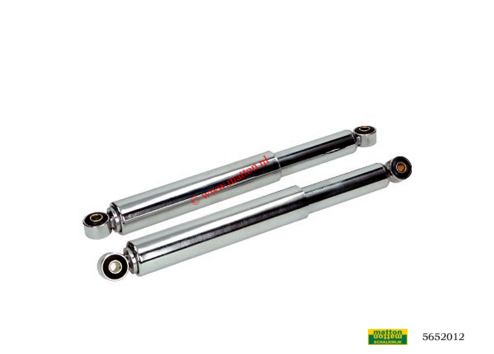 5652012 Schokbrekerset dicht chroom 360mm