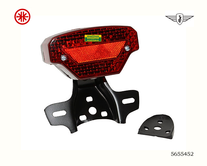 5655452 Achterlicht M77 met steun universeel