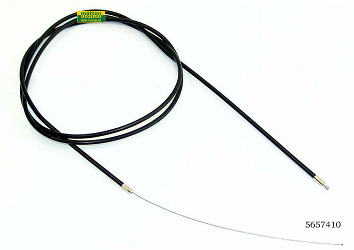 5657410 Gaskabel teflon zwart universeel 2 mtr