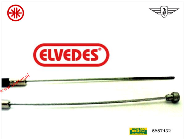 5657432 Koppelingskabel zwart universeel 2 mtr Elvedes