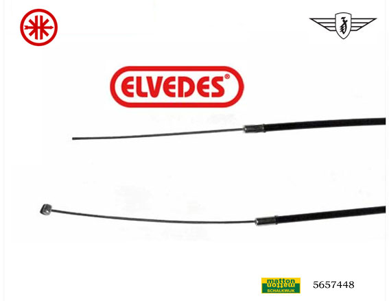 5657448 Versnellingskabel zwart universeel 2.15 mtr Elvedes