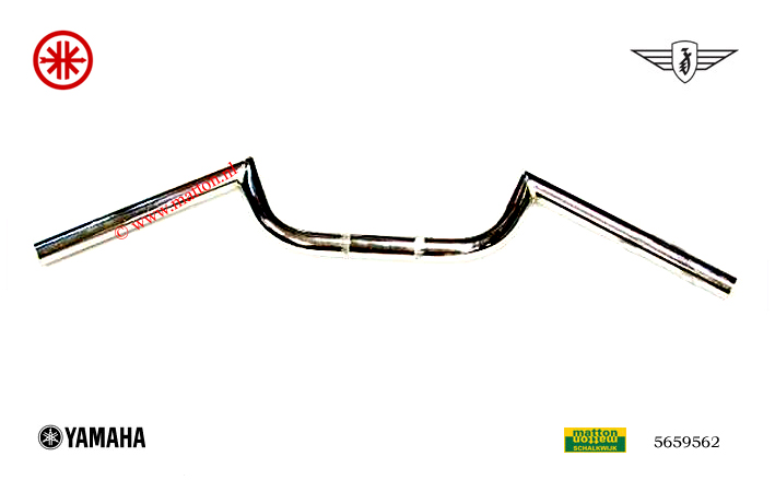 5659562 M-Stuur smal chroom