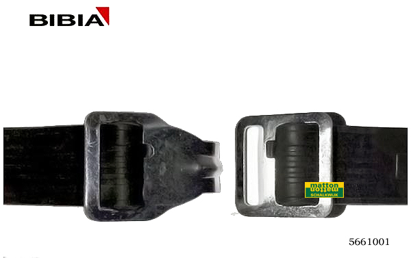 5661001 6503 Bagagedragerriem zwart Zundapp/Kreidler 40cm