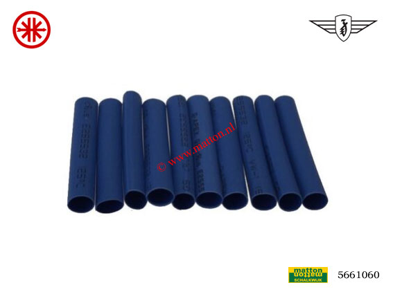 5661060 Krimpkous blauw 3,5x40mm