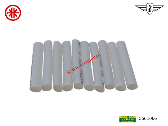 5661066 Krimpkous wit 3,5x40mm