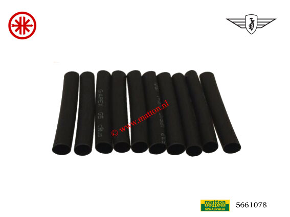 5661078 Krimpkous zwart 5,0x40mm