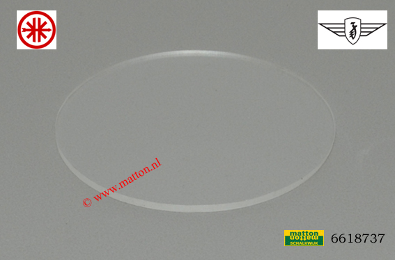 6618737 Tellerglas blank VDO 83mm Zundapp/Kreidler