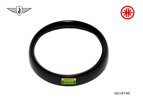 6618740 Tellerring zwart 80mm Zundapp/Kreidler model VDO 80mm