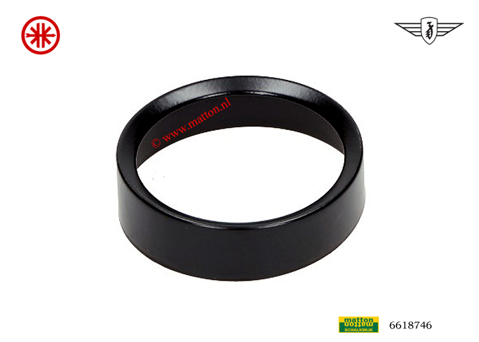 6618746 Tellerrand VDO zwart voor blauwe teller