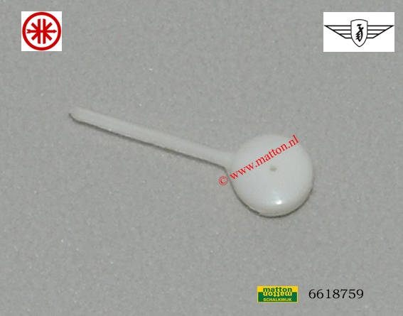 6618759 Naald wit KM teller 60mm VDO Zundapp/Kreidler