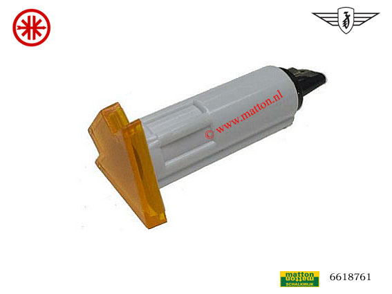 6618761 Cockpitverlichting oranje pijl Zundapp/Kreidler