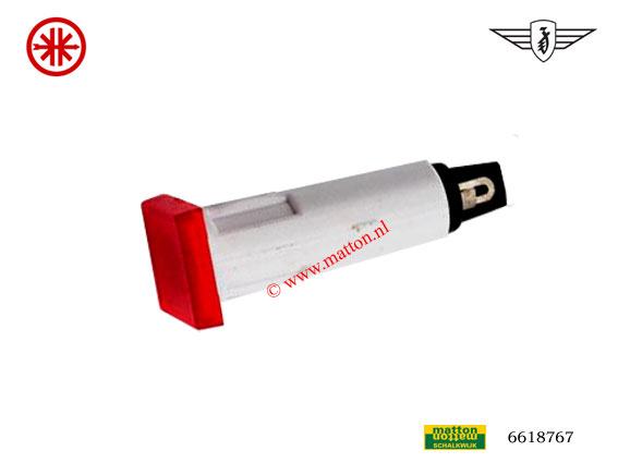 6618767 Cockpitverlichting rood Zundapp/Kreidler