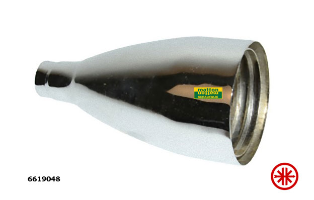 6619047 Muffler endpiece Kreidler/Zundapp 70mm
