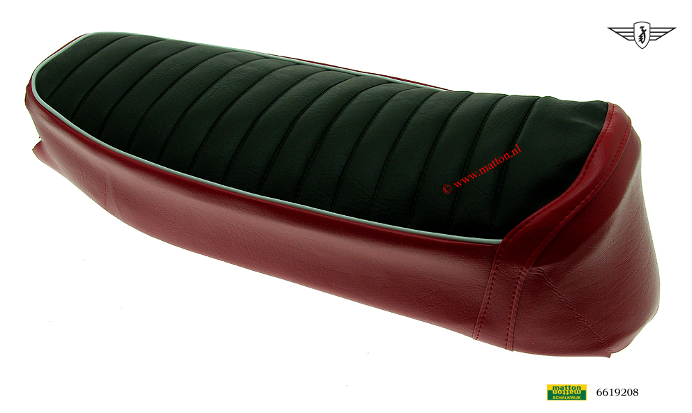 6619208 9403 Buddy overtrek Denfeld zwart/rood/witte bies